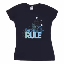 Disney - T-shirt THE LITTLE MERMAID BESTIES - Femme (Bleu marine)