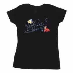 Disney - T-shirt THE LITTLE MERMAID - Femme (Noir)