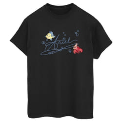 Disney - T-shirt THE LITTLE MERMAID - Femme (Noir)