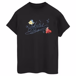 Disney - T-shirt THE LITTLE MERMAID - Femme (Noir)