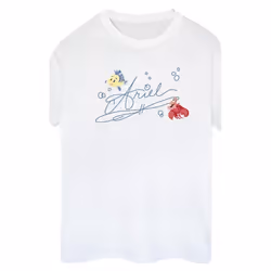 Disney - T-shirt THE LITTLE MERMAID - Femme (Blanc)