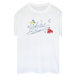Disney - T-shirt THE LITTLE MERMAID - Femme (Blanc)