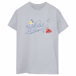 Disney - T-shirt THE LITTLE MERMAID - Femme (Gris chiné)