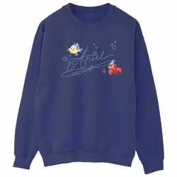 Disney - Sweat THE LITTLE MERMAID - Femme (Bleu marine)