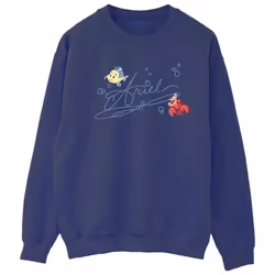 Disney - Sweat THE LITTLE MERMAID - Femme (Bleu marine)