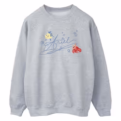Disney - Sweat THE LITTLE MERMAID - Femme (Gris chiné)