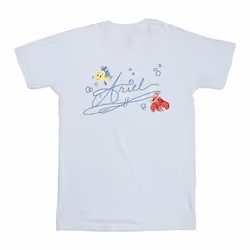 Disney - T-shirt THE LITTLE MERMAID - Fille (Blanc)