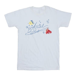 Disney - T-shirt THE LITTLE MERMAID - Fille (Blanc)