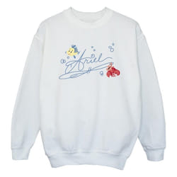 Disney - Sweat THE LITTLE MERMAID - Fille (Blanc)