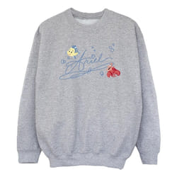 Disney - Sweat THE LITTLE MERMAID - Fille (Gris chiné)