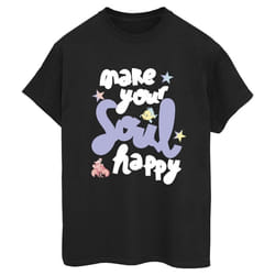 Disney - T-shirt THE LITTLE MERMAID HAPPY - Femme (Noir)
