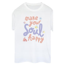 Disney - T-shirt THE LITTLE MERMAID HAPPY - Femme (Blanc)