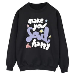 Disney - Sweat THE LITTLE MERMAID HAPPY - Femme (Noir)