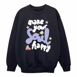 Disney - Sweat THE LITTLE MERMAID HAPPY - Fille (Noir)