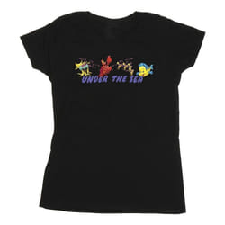 Disney - T-shirt THE LITTLE MERMAID UNDER THE SEA - Femme (Noir)