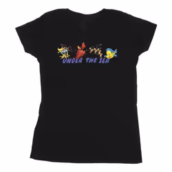 Disney - T-shirt THE LITTLE MERMAID UNDER THE SEA - Femme (Noir)