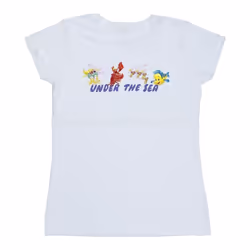 Disney - T-shirt THE LITTLE MERMAID UNDER THE SEA - Femme (Blanc)