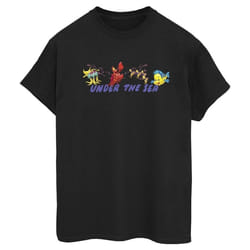 Disney - T-shirt THE LITTLE MERMAID UNDER THE SEA - Femme (Noir)