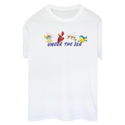 Disney - T-shirt THE LITTLE MERMAID UNDER THE SEA - Femme (Blanc)