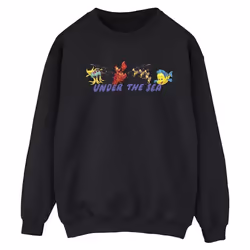 Disney - Sweat THE LITTLE MERMAID UNDER THE SEA - Femme (Noir)
