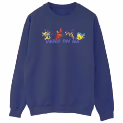 Disney - Sweat THE LITTLE MERMAID UNDER THE SEA - Femme (Bleu marine)