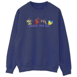 Disney - Sweat THE LITTLE MERMAID UNDER THE SEA - Femme (Bleu marine)