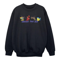 Disney - Sweat THE LITTLE MERMAID UNDER THE SEA - Fille (Noir)