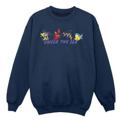 Disney - Sweat THE LITTLE MERMAID UNDER THE SEA - Fille (Bleu marine)
