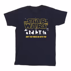 Star Wars - T-shirt FORCE - Homme (Bleu marine)
