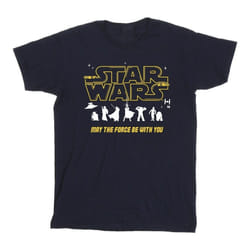 Star Wars - T-shirt FORCE - Homme (Bleu marine)