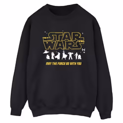 Star Wars - Sweat FORCE - Femme (Noir)