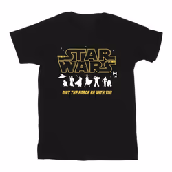 Star Wars - T-shirt FORCE - Garçon (Noir)