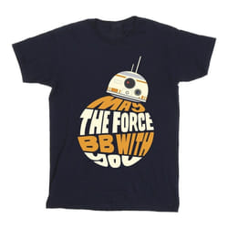 Star Wars - T-shirt MAY THE FORCE - Homme (Bleu marine)