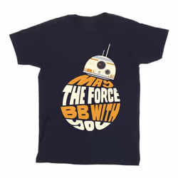 Star Wars - T-shirt MAY THE FORCE - Homme (Bleu marine)