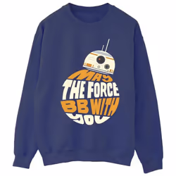 Star Wars - Sweat MAY THE FORCE - Homme (Bleu marine)