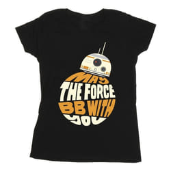 Star Wars - T-shirt MAY THE FORCE - Femme (Noir)