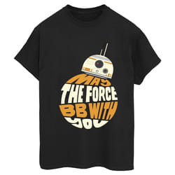 Star Wars - T-shirt MAY THE FORCE - Femme (Noir)