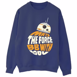 Star Wars - Sweat MAY THE FORCE - Femme (Bleu marine)