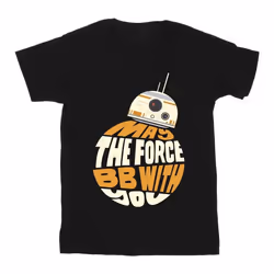 Star Wars - T-shirt MAY THE FORCE - Garçon (Noir)