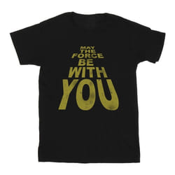Star Wars - T-shirt MAY THE FORCE BE WITH YOU - Homme (Noir)