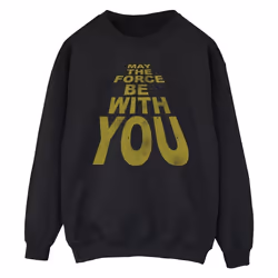 Star Wars - Sweat MAY THE FORCE BE WITH YOU - Homme (Noir)