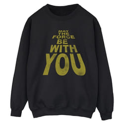 Star Wars - Sweat MAY THE FORCE BE WITH YOU - Femme (Noir)