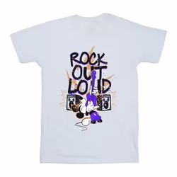 Disney - T-shirt ROCK OUT LOUD - Homme (Blanc)