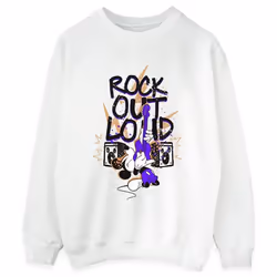 Disney - Sweat ROCK OUT LOUD - Femme (Blanc)