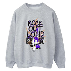 Disney - Sweat ROCK OUT LOUD - Femme (Gris chiné)