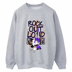 Disney - Sweat ROCK OUT LOUD - Femme (Gris chiné)