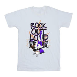 Disney - T-shirt ROCK OUT LOUD - Garçon (Blanc)