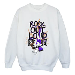 Disney - Sweat ROCK OUT LOUD - Fille (Blanc)