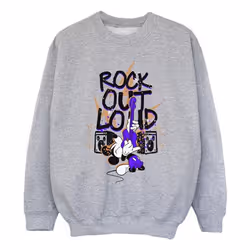 Disney - Sweat ROCK OUT LOUD - Fille (Gris chiné)