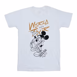 Disney - T-shirt WORLD TOUR - Homme (Blanc)